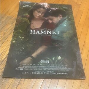 Hamnet 26.5 x 40 Poster (from 12/2025 theatrical award screening)